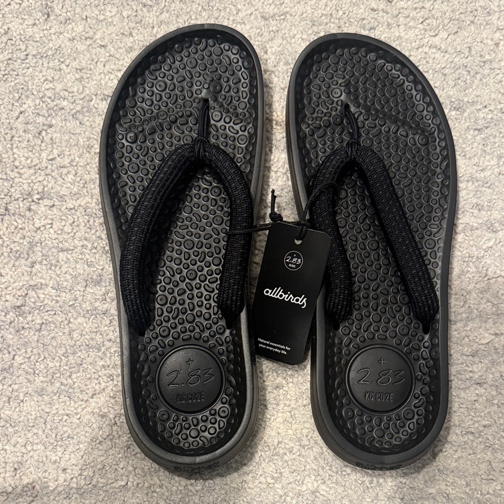 Allbirds Charcoal Flip Flops